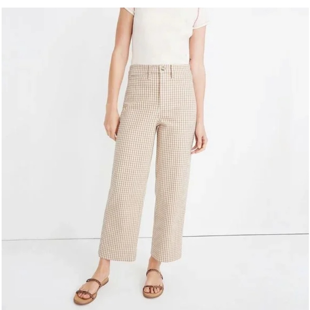 Madewell gingham pants
